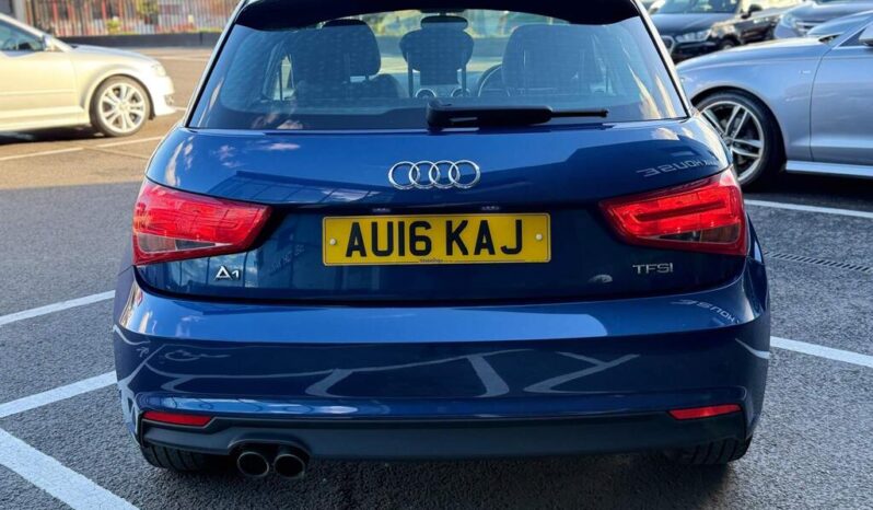 
								2016 Blue Audi A1 full									